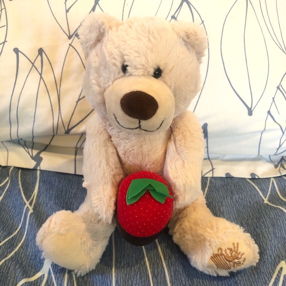 Cute White Berry Bear